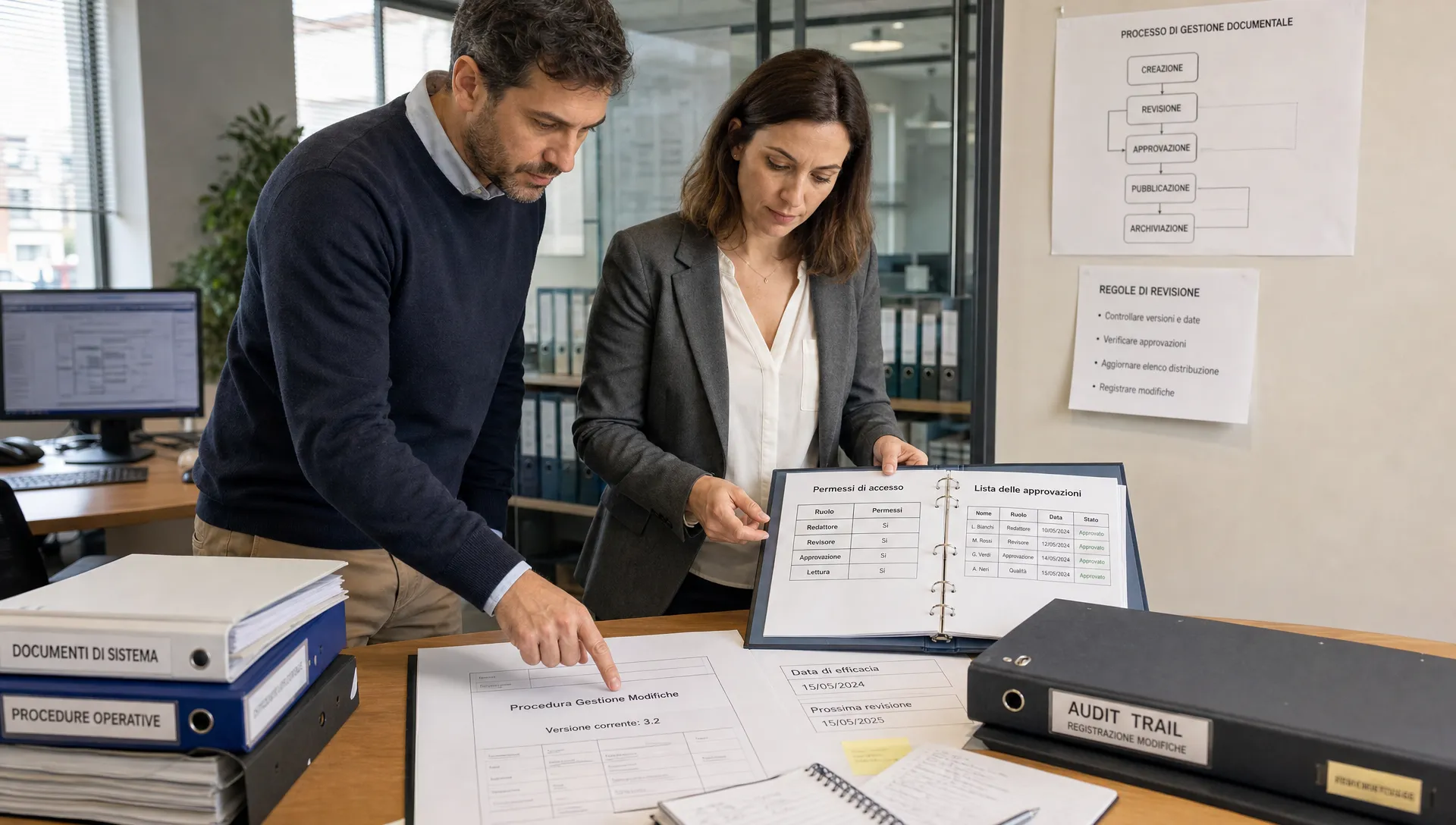 Software documentale: versioni e permessi utili in audit